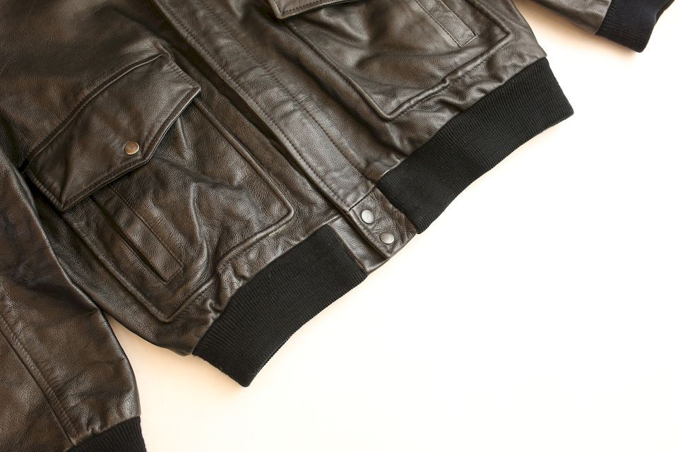 【年内限定値下】OAF POCKET DETAIL LEATHER BOMBER 年内限定値下】OAF POCKET DETAIL LEATHER BOMBER