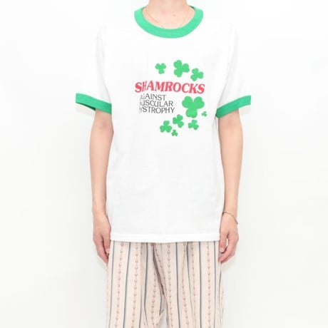 Vintage Shamrocks Ringer T-Shirt