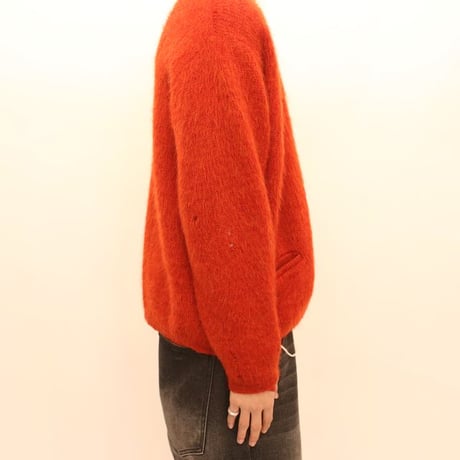 60's Saxony Mohair Knit Cardigan