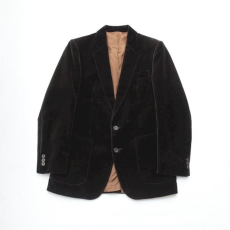 Cotton Velour Tailored Jacket