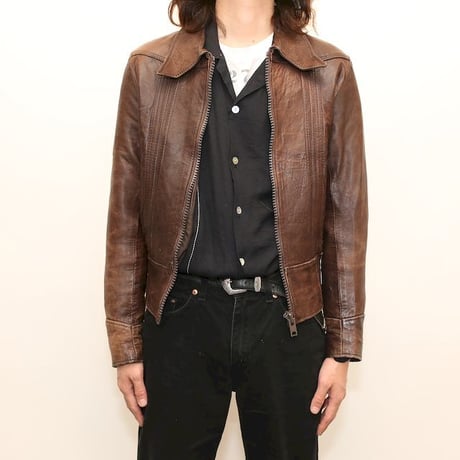 Vintage Leather Jacket MADE IN ENGLAND