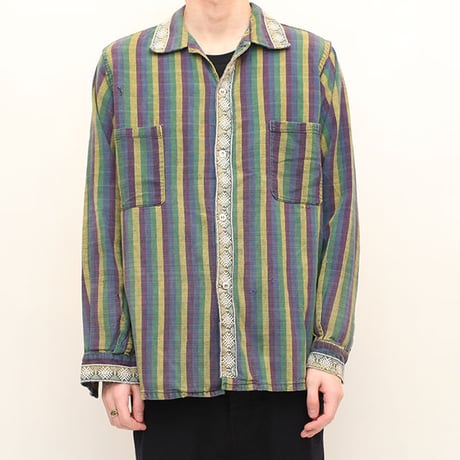 Ethnic Boader L/S Shirt