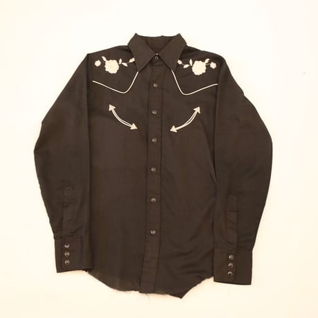 Wrangler Black Western Shirt