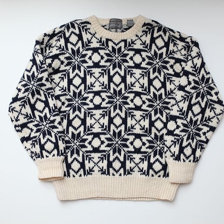 ノルディック ハンドニット セーター Vintage Sweater