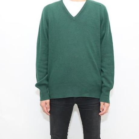 Cashmere V-Neck Knit Sweater