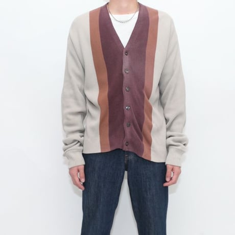 Vintage Acrylic Knit Cardigan