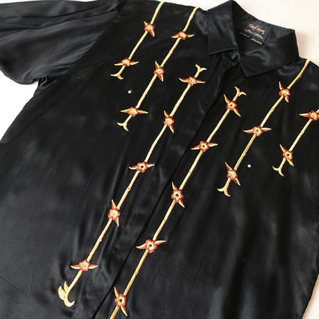 Embroidery Silk Shirt