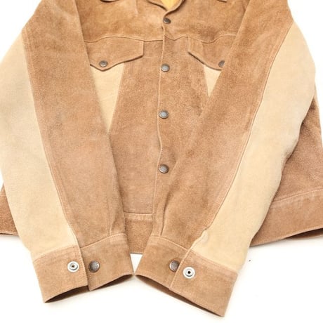 Suede Leather Trucker Jacket