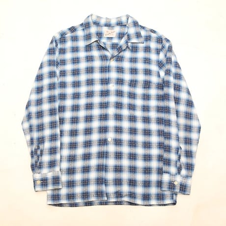 60s Sandy Mac Donald Open Collar Rayon Shirt