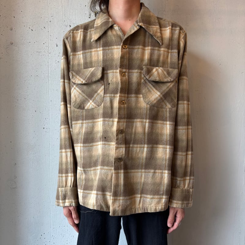 70s Pendleton Wool Plaid Loop Shirt | Strato