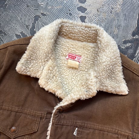 70s Levi's Corduroy Sherpa Trucker Jacket
