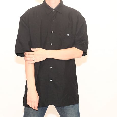 Black Rayon S/S Shirt