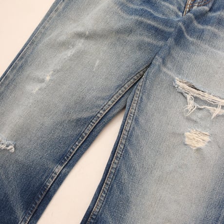 Levi's 517 Boots Cut Damage Denim Pants MADE IN USA