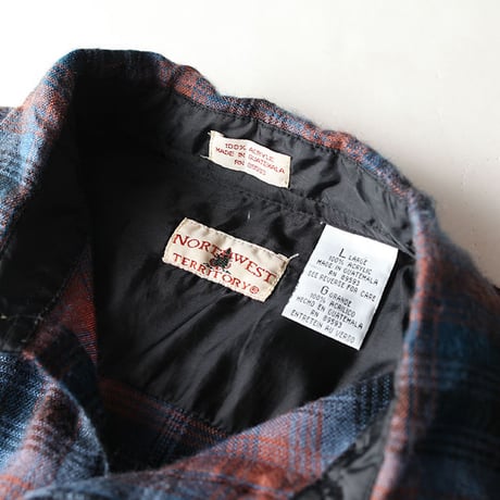 Ombre Check Acrylic L/S Shirt
