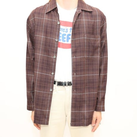 Checked Pattern L/S Shirt
