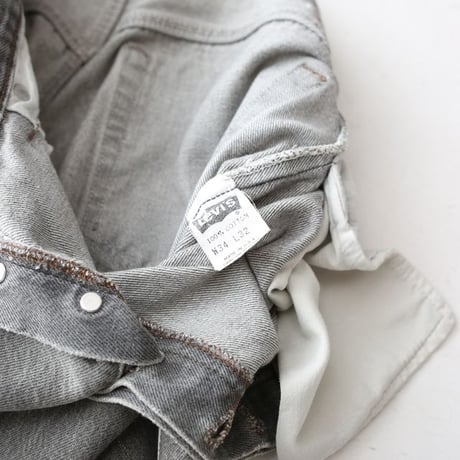 80s Levi's 501 "Yarn-dyed" Black Denim Pants