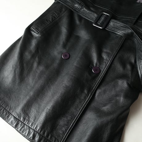 Leather Trench Coat