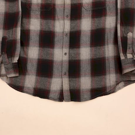 Ombre Check Flannel Shirt
