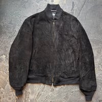 Schott Black Suede Jacket MADE IN USA
