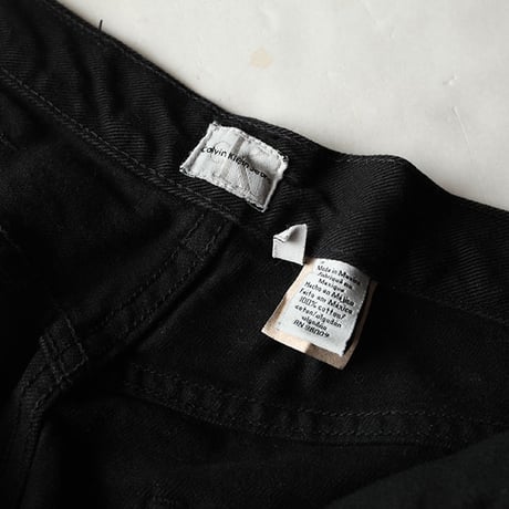 90s Calvin Klein Black Denim Pants