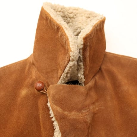 Suede Leather Shearing Coat