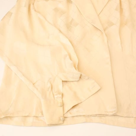 Argyle Pattern Silk Tops
