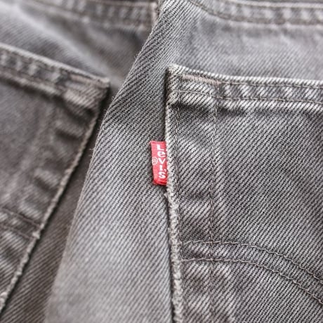90's Levi's 508 Black Denim Pants MADE IN UK