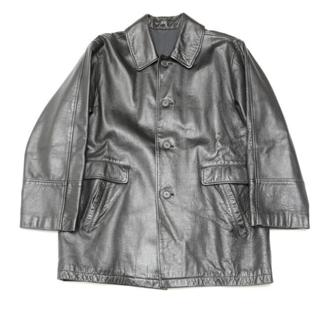 Black Leather Coat