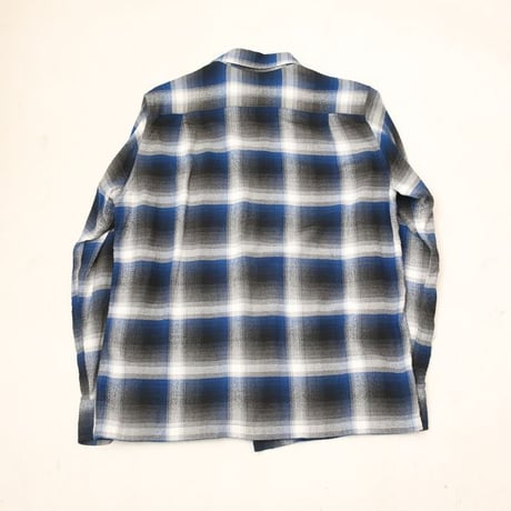 Ombre Plaid Rayon Loop Shirt