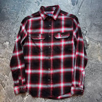 Ombre Plaid Cotton × Viscose Flannel Shirt