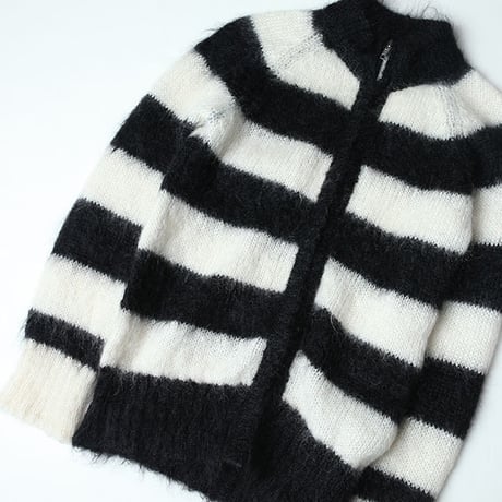 Zip Up Mohair Sweater