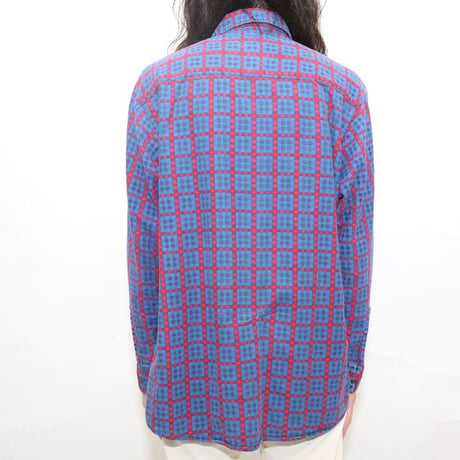Plaid Print Flannel Shirt