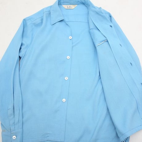 Da Vinci Open Collar Rayon Shirt