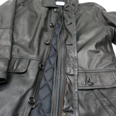 Black Leather Coat