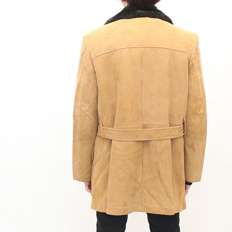 Puritan Nuback Boa Coat