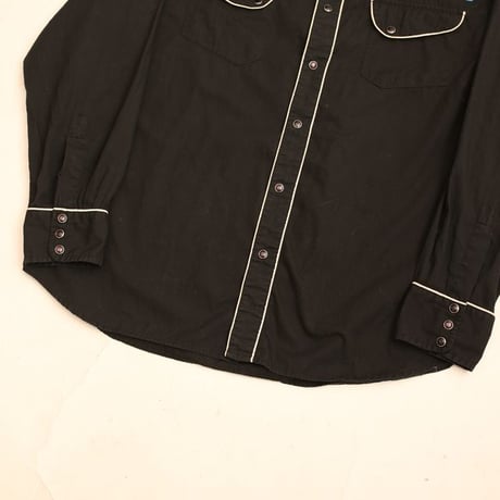 Da Vinci Black Western Shirt