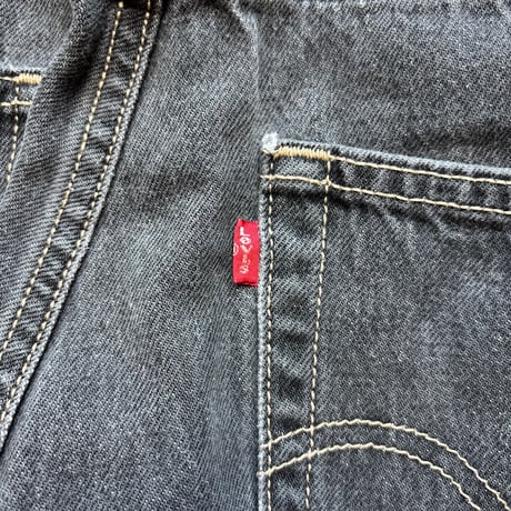 00s Levi’s 569 "Yarn-dyed" Black Denim Pants