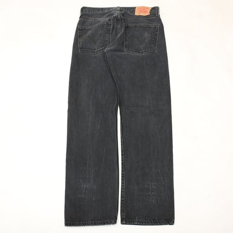 Levi's 501 Black Denim Pants MADE IN MEXICO