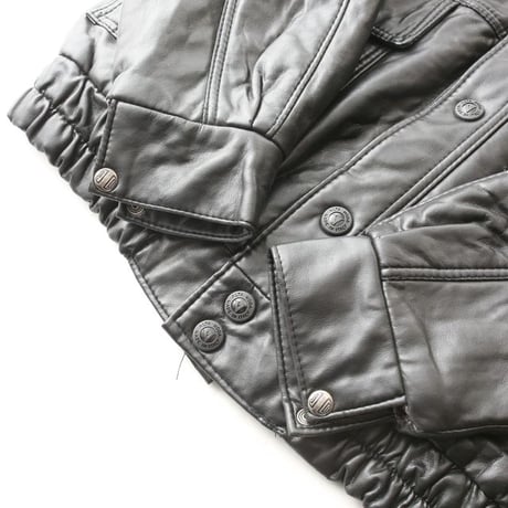 Black Lamb Leather Jacket MADE IN ITALY