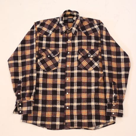 Plaid Print Flannel Shirt