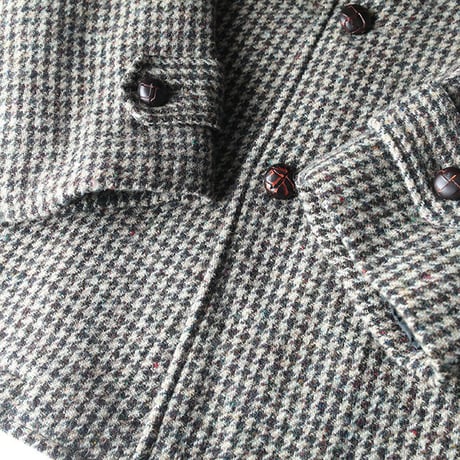 Harris Tweed Wool Coat