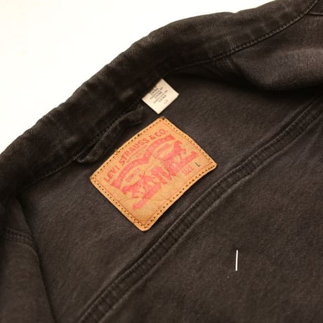 Levi's Black Denim Jacket Patch Remake