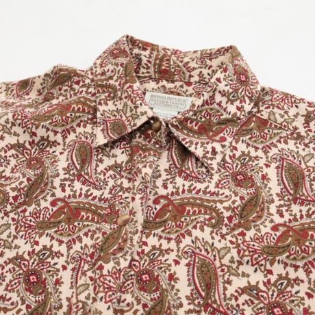 80's BANANA REPUBLIC Paisley Shirt