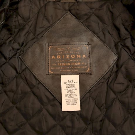 ARIZONA JEAN CO. PVC Leather Jacket