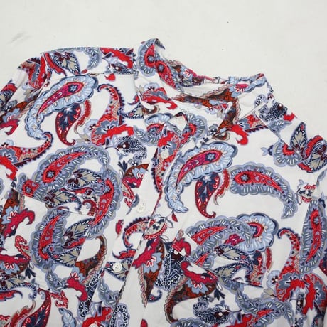 Paisley Pattern Rayon L/S Shirt