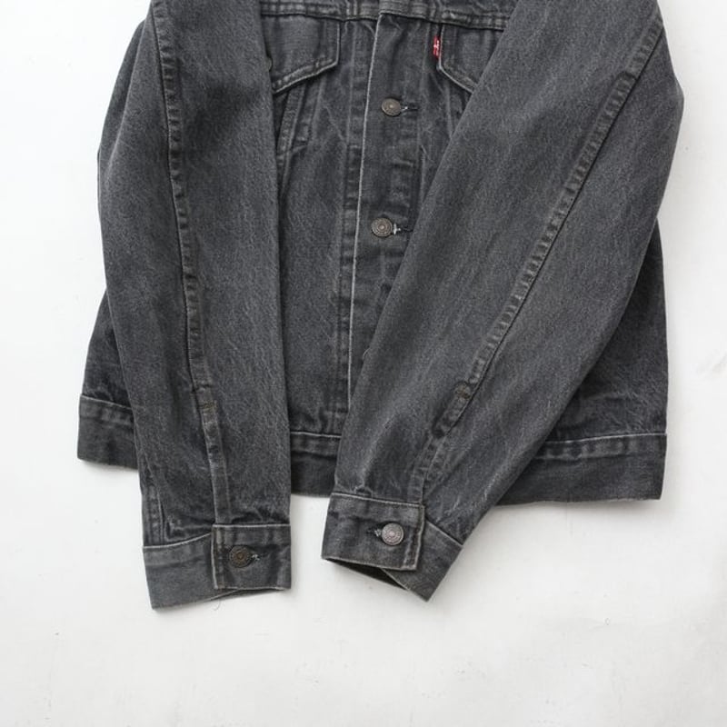 80's Levi's 70506-0259 Black Denim Jacket | Strato