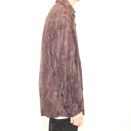 Silk Paisley L/S  Shirt
