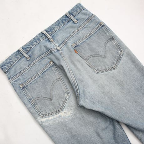 70's Levi's 646 Damaged Flare Denim Pants
