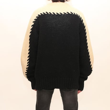 Switching Wool Sweater