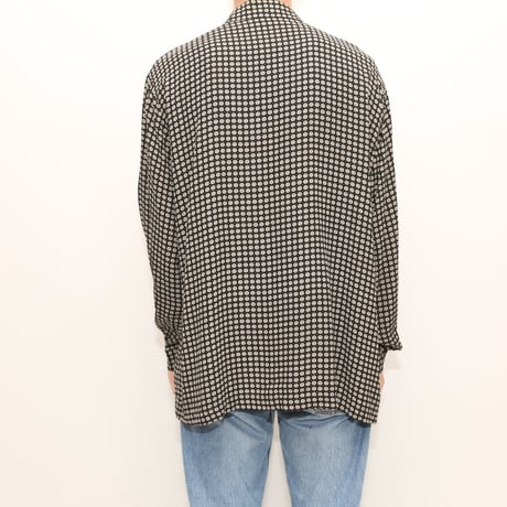 Open Collar Rayon L/S Shirt